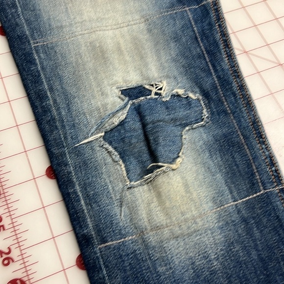 RAG & BONE "The Dre" Distressed Cotton Surfer Rep Wash Boyfriend Jean SZ 29 - Picture 5 of 16